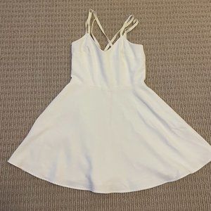 French Connection White Mini Party Dress-Size 6